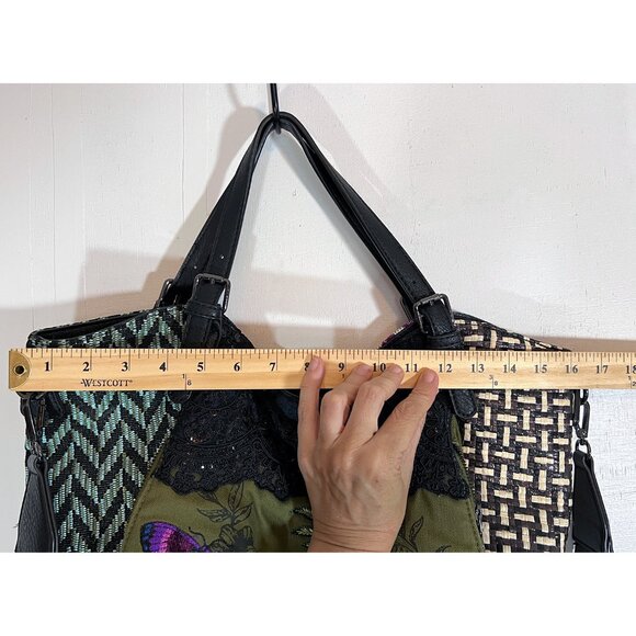 Desigual multicolor large crossbody handbag - Picture 14 of 16